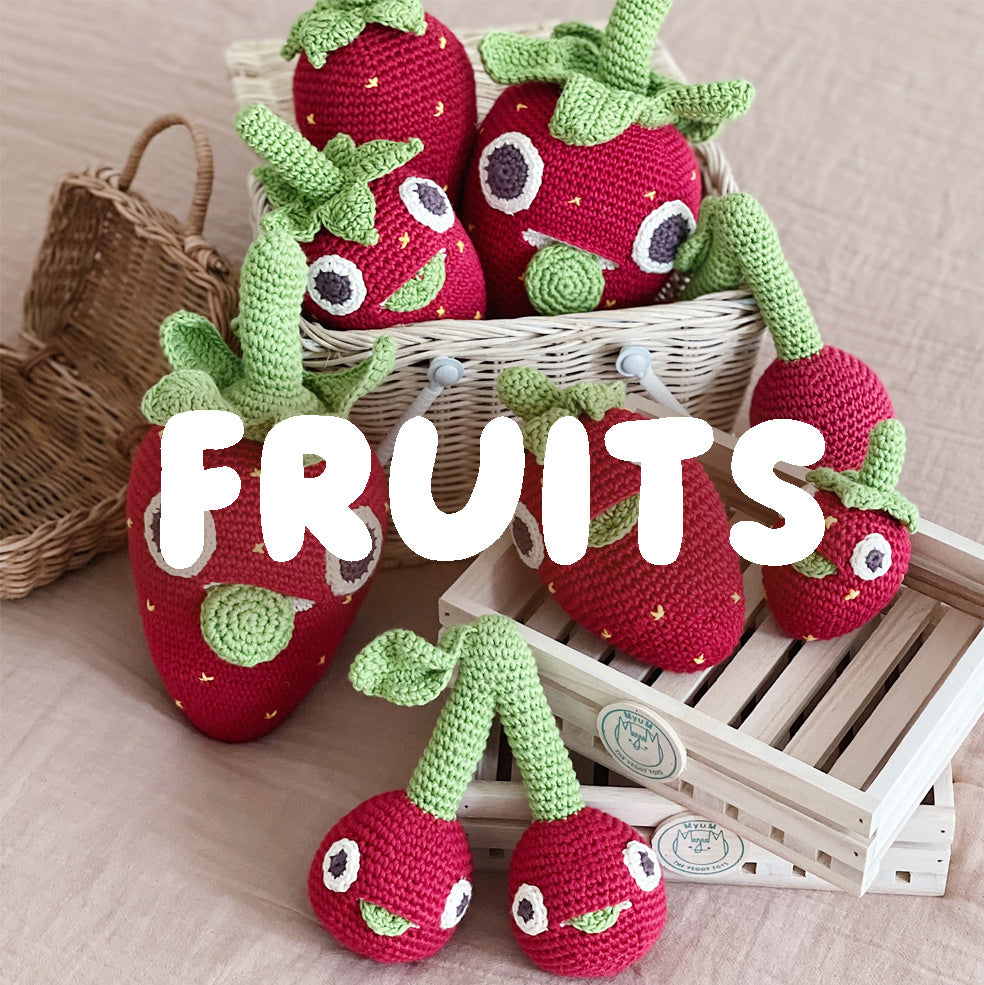 Fruits fait-main au crochet