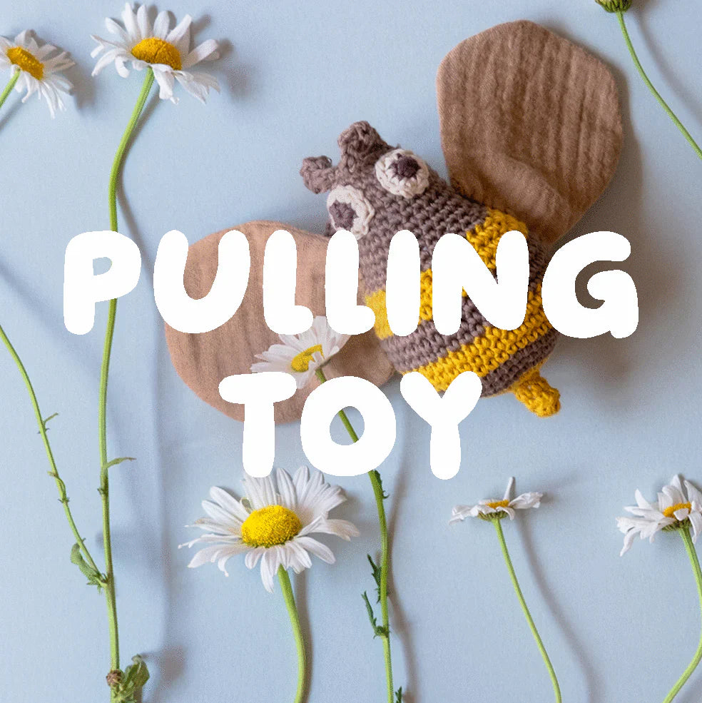 Crochet Baby Pull Along Toy - MyuM – MyUM.fr