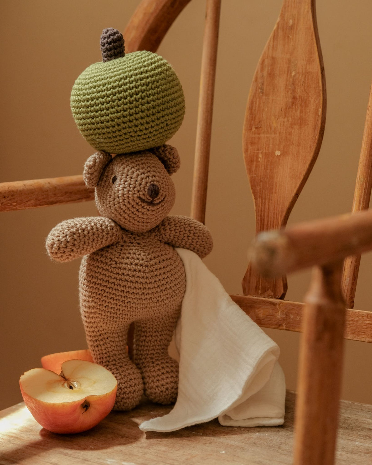 Teddy Bear Soft Toy 100% organic cotton