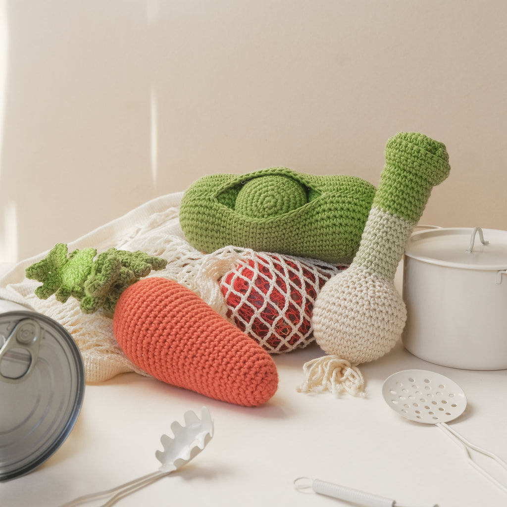 Green Peas Rattle - 5pcs