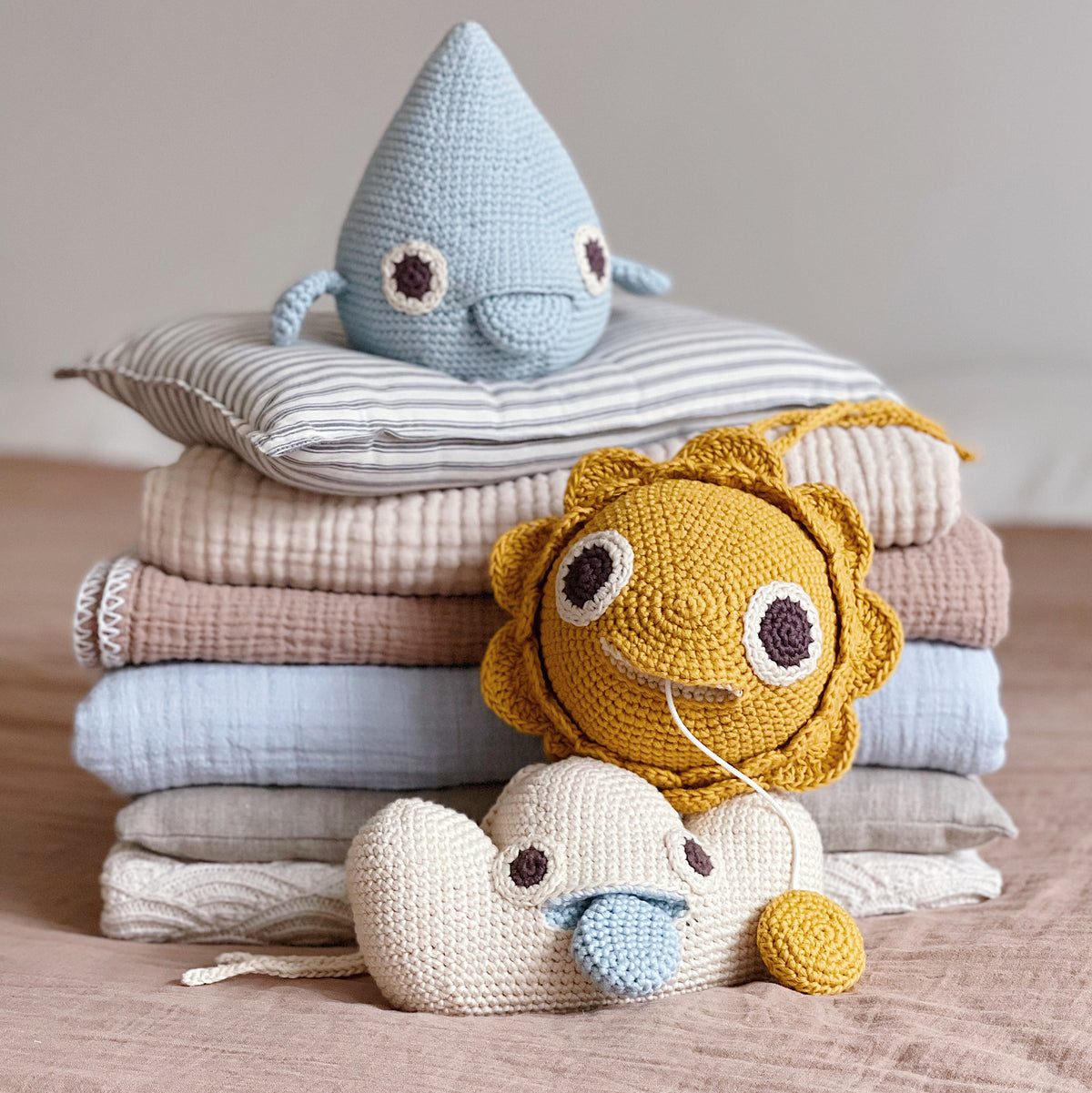 Water Drop Music Box 100% organic cotton