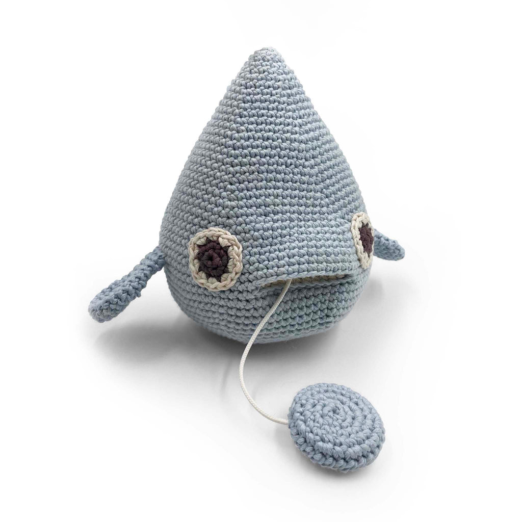 boite à musique pour bébé en crochet  goutte eau