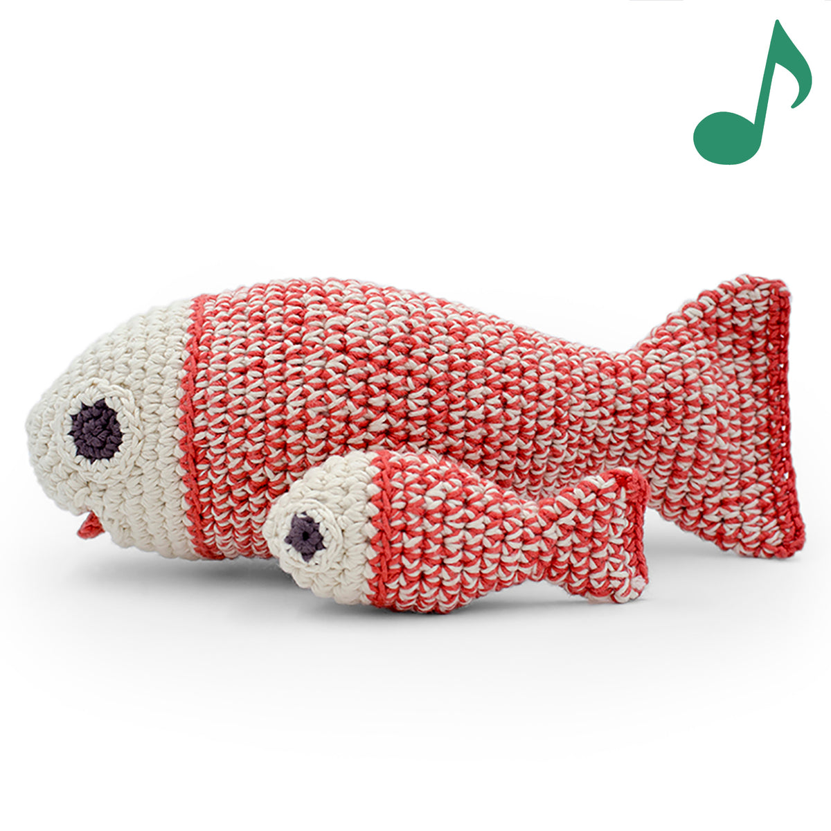 Fish Music Box 100% organic cotton