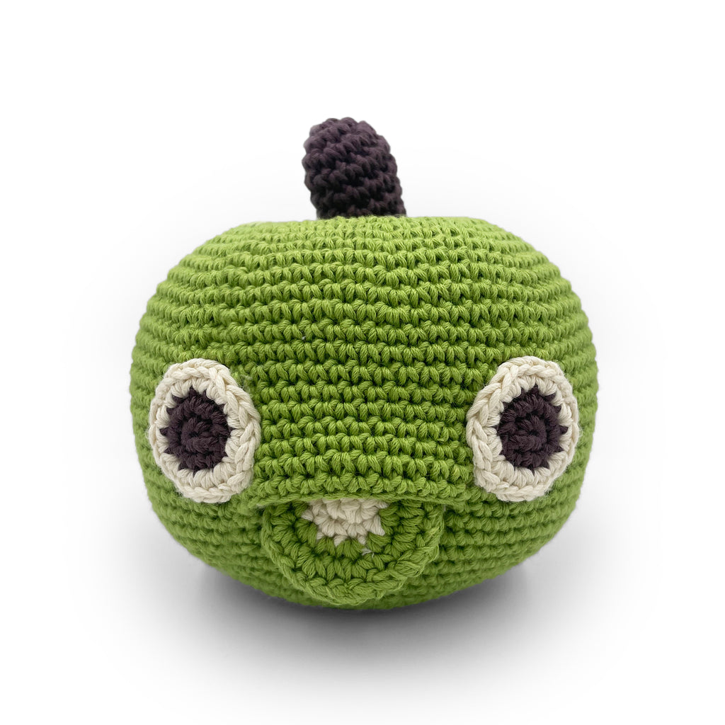 boite à musique pour bébé en crochet pomme