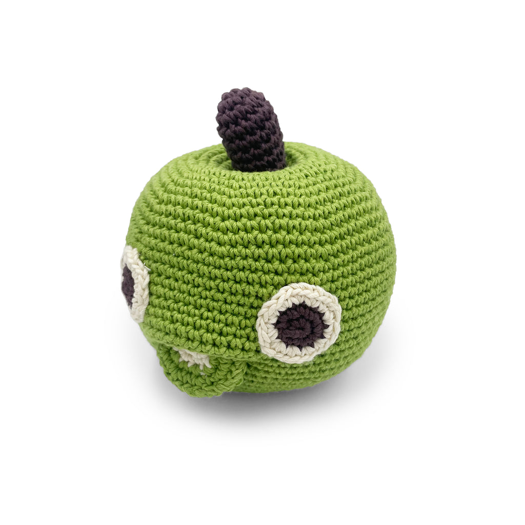 boite à musique pour bébé en crochet pomme