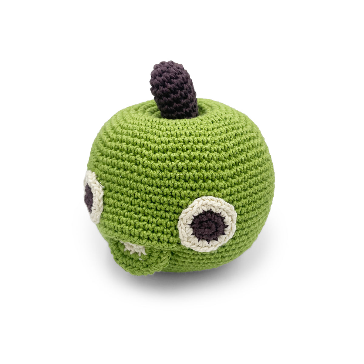 boite à musique pour bébé en crochet pomme