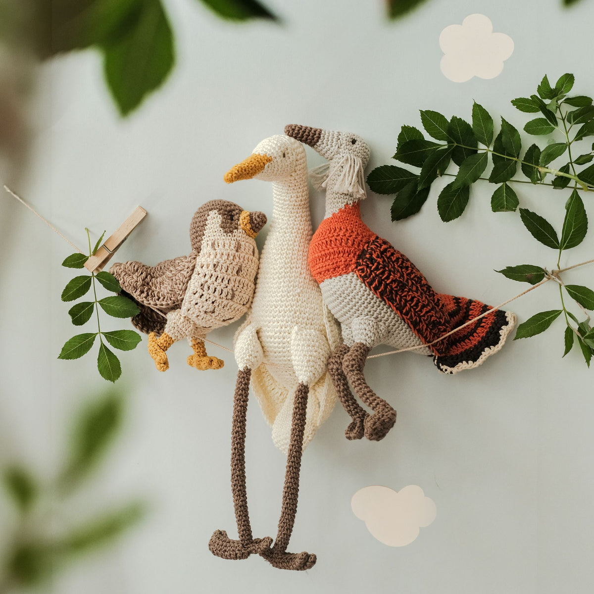 collaboration nature renaissance  fondation jouet crochet oiseaux Image