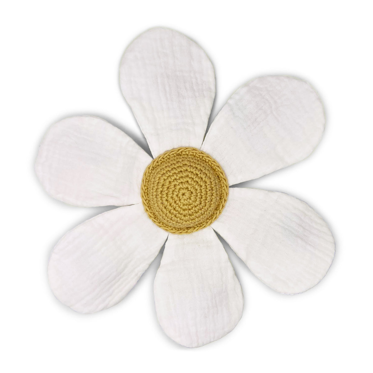 doudou pour bébé en crochet fleur