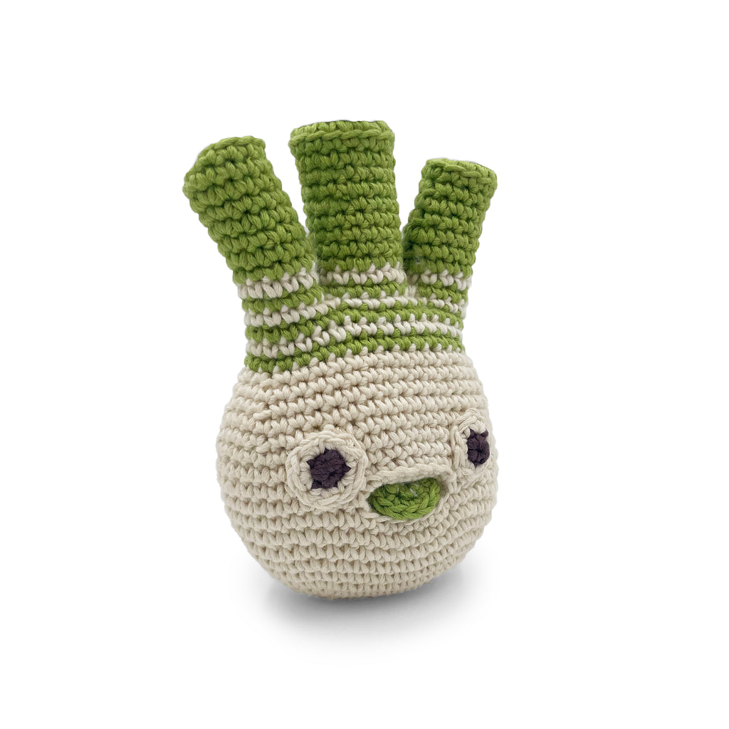 hochet pour bébé en crochet francis le fenouil