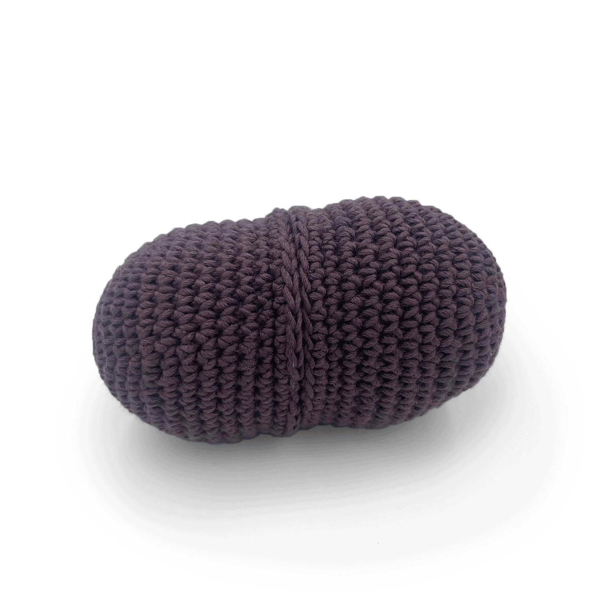 hochet pour bébé en crochet kiwi