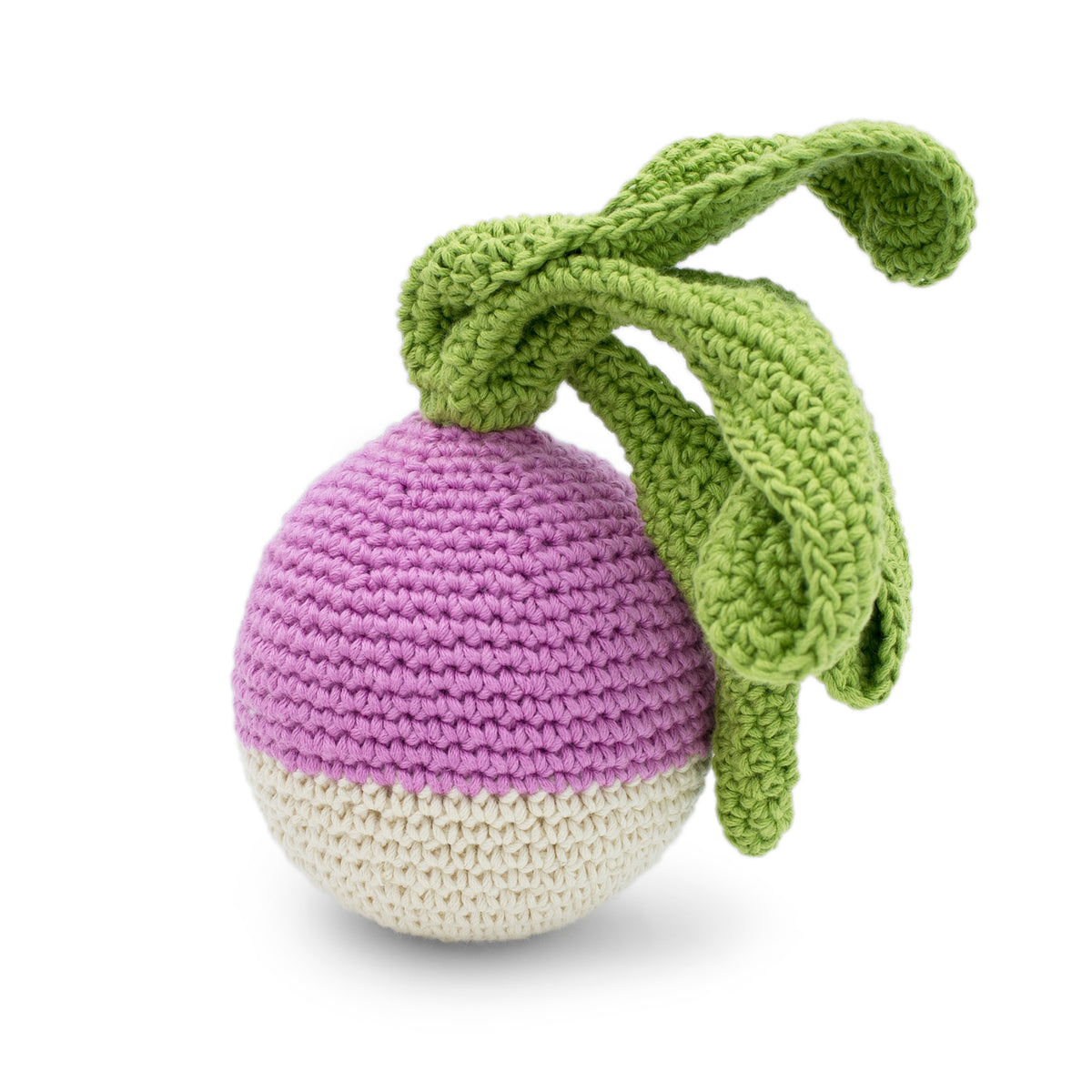 hochet pour bebe en crochet navet