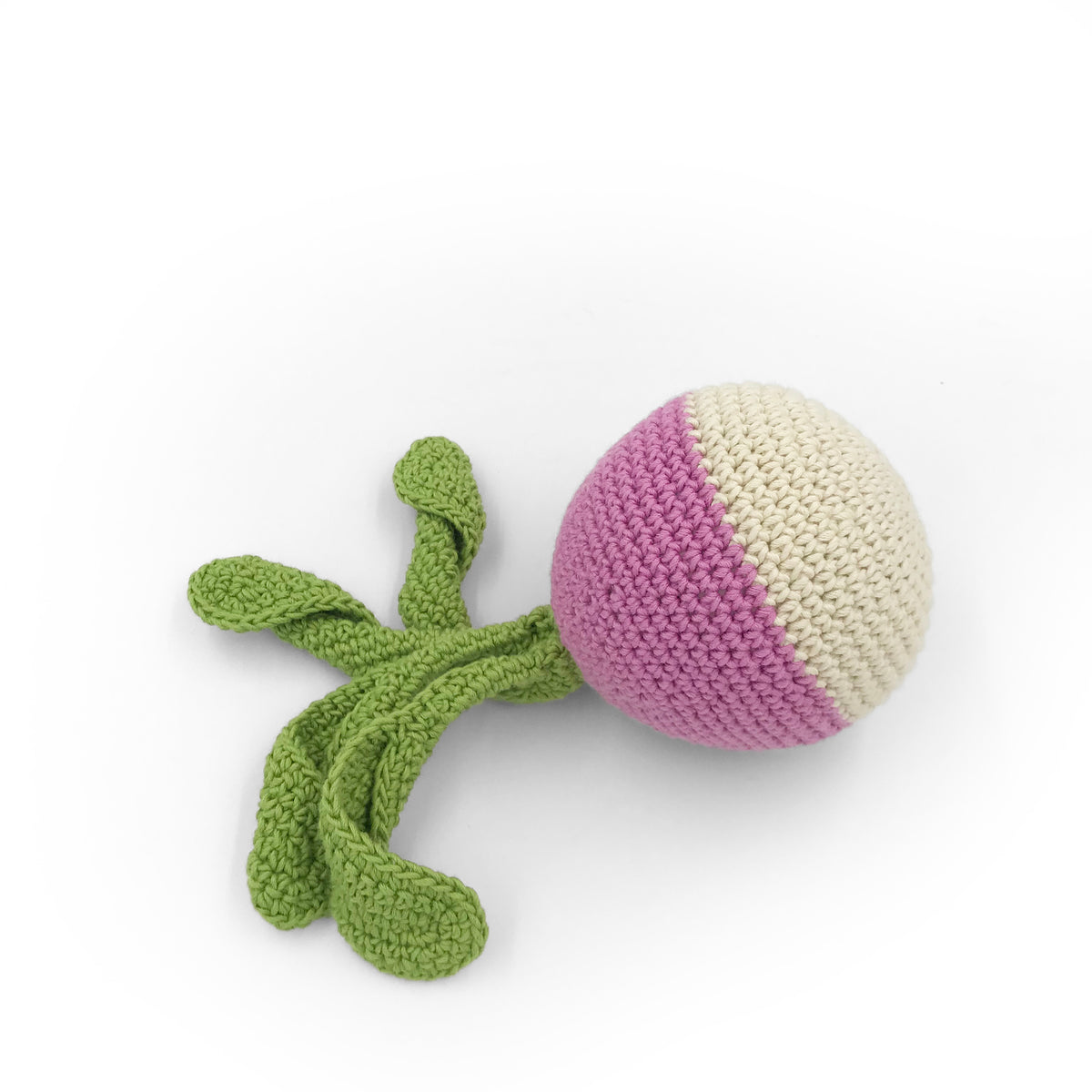 hochet pour bébé en crochet navet