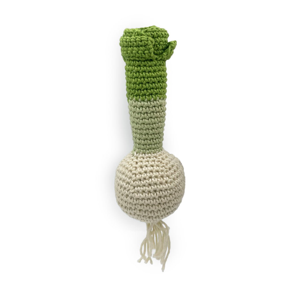 hochet pour bébé en crochet oignon