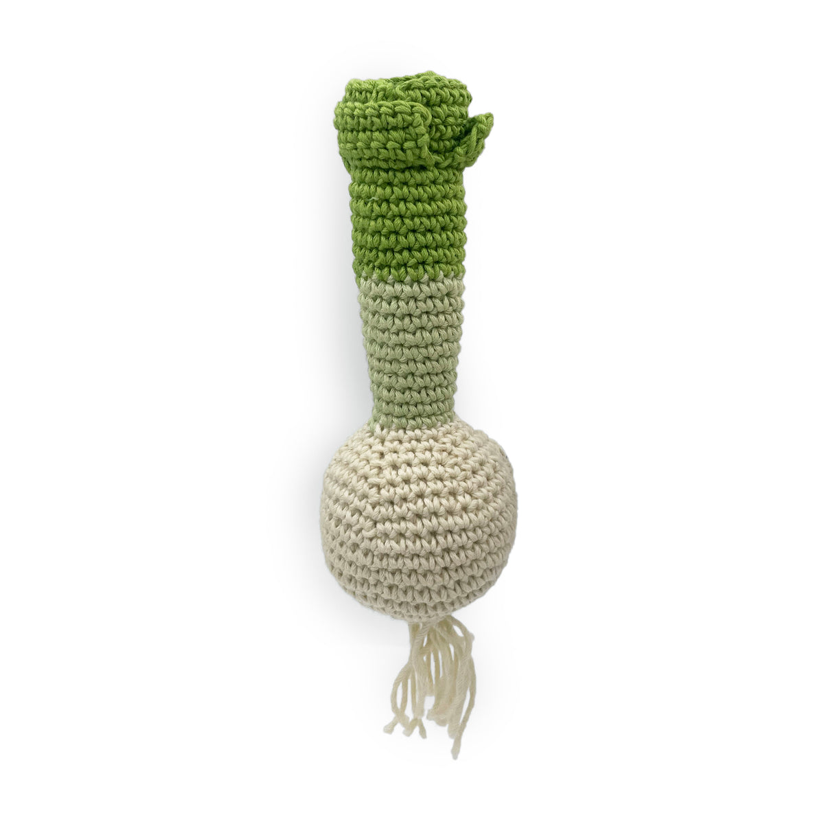 hochet pour bébé en crochet oignon