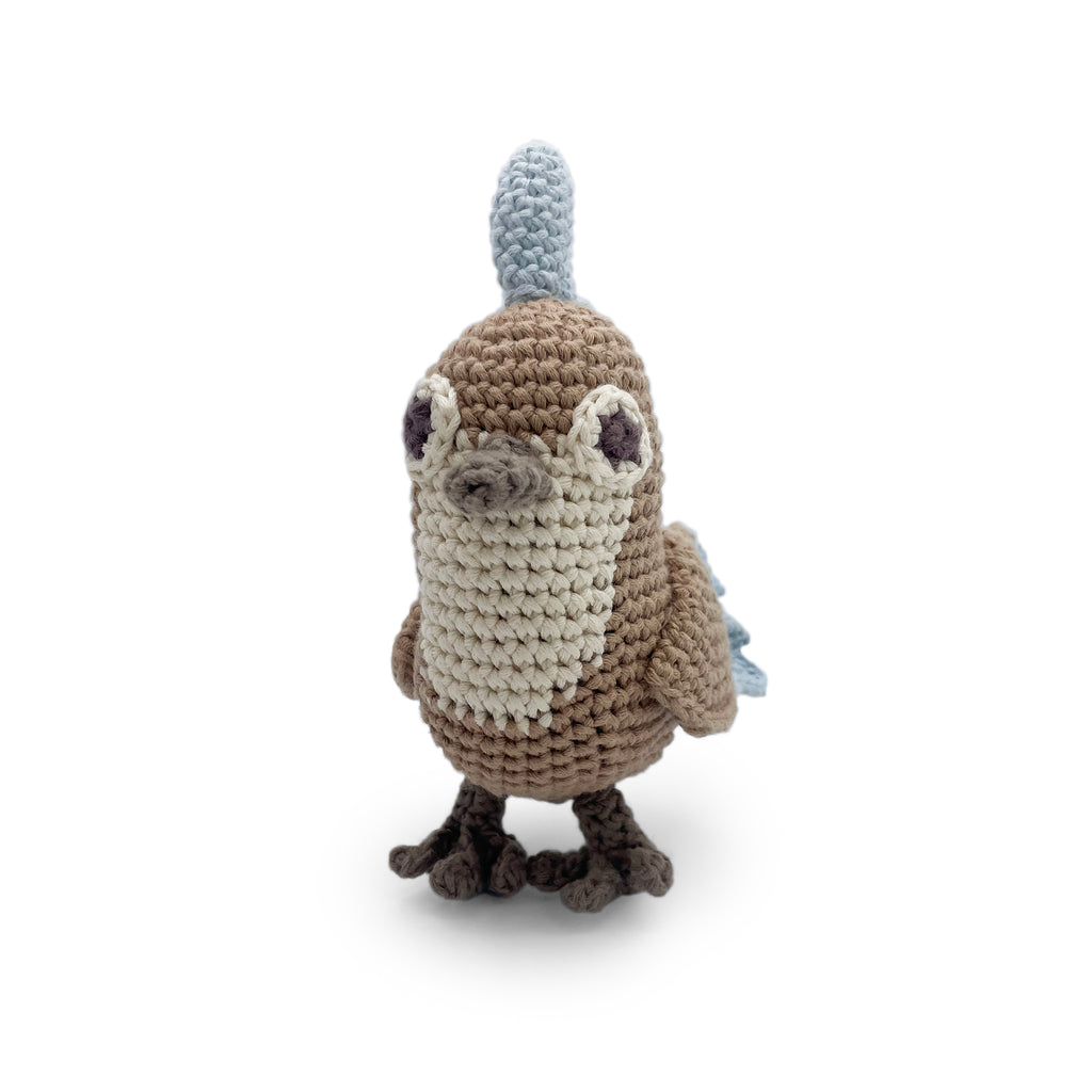 Blue Bird Toy 100% organic cotton