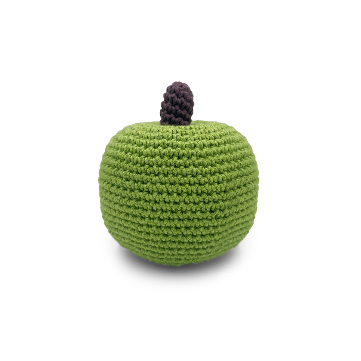 hochet pour bébé en crochet pomme