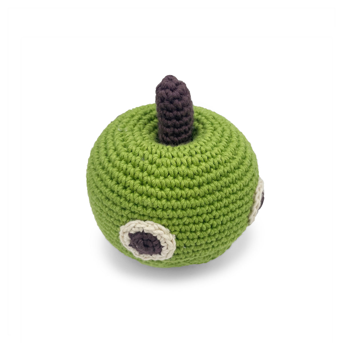 hochet pour bébé en crochet karel pomme