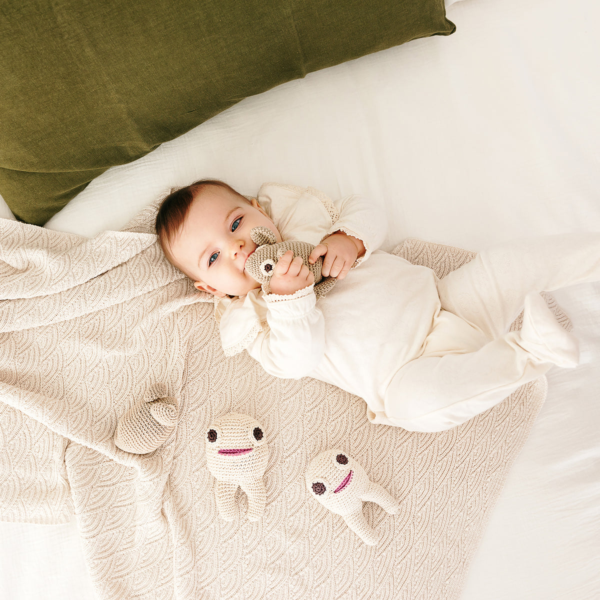 Teether & Tooth Box 100% organic cotton