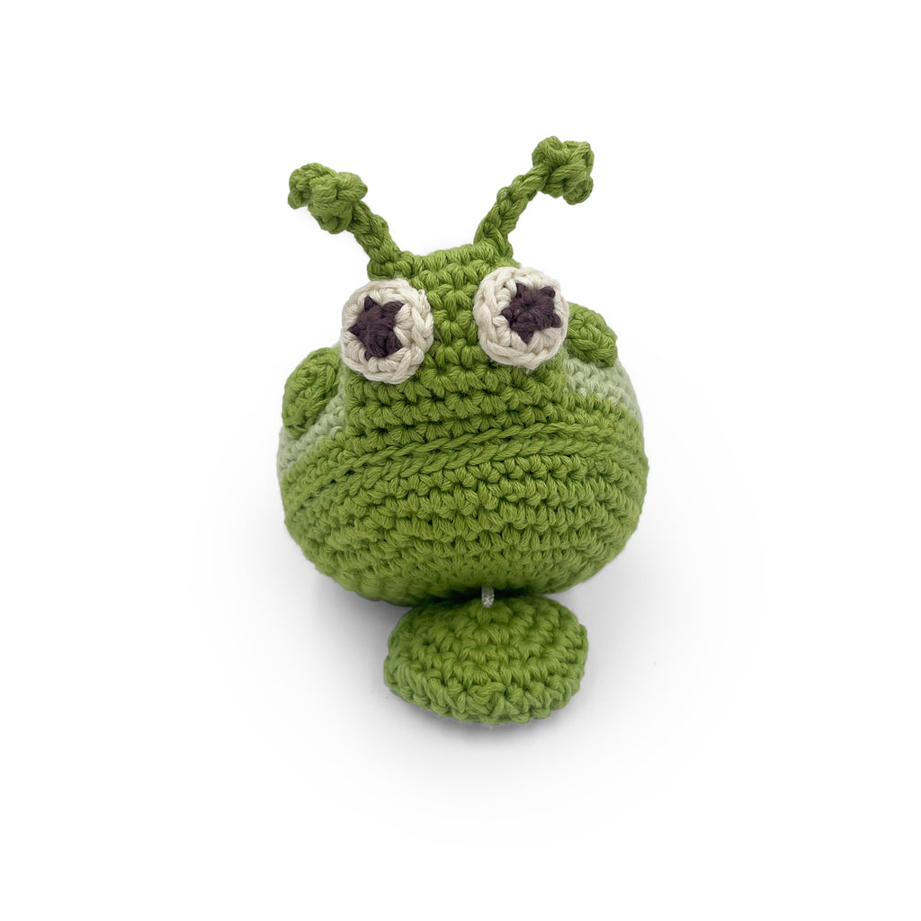 jouet apaisant pour bébé en crochet coccinelle