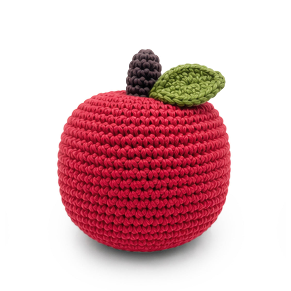 Red Apple Rattle 100% organic cotton
