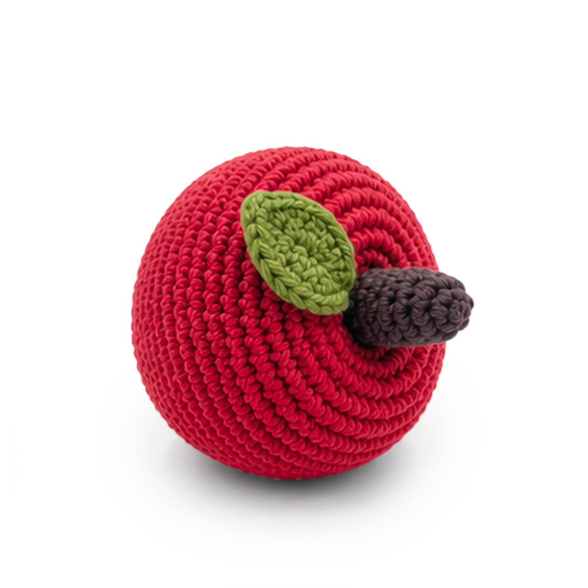Red Apple Rattle 100% organic cotton