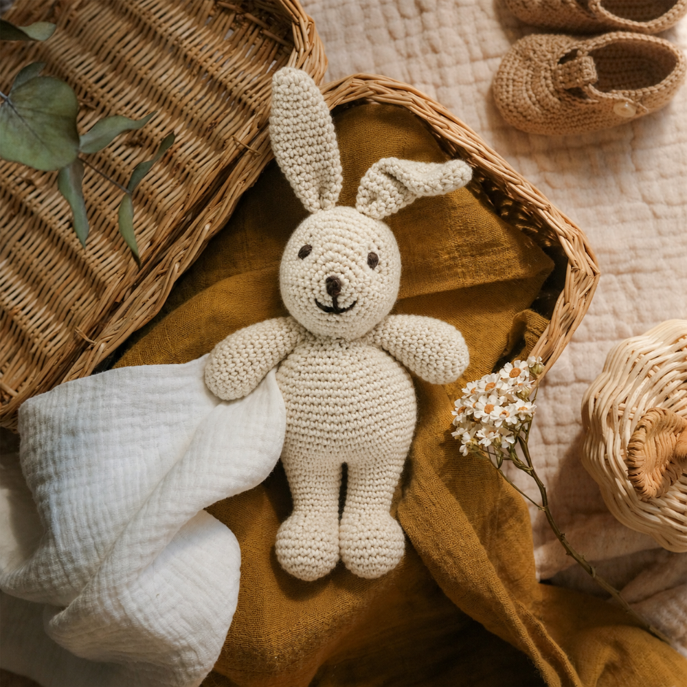 peluche en crochet lapin 