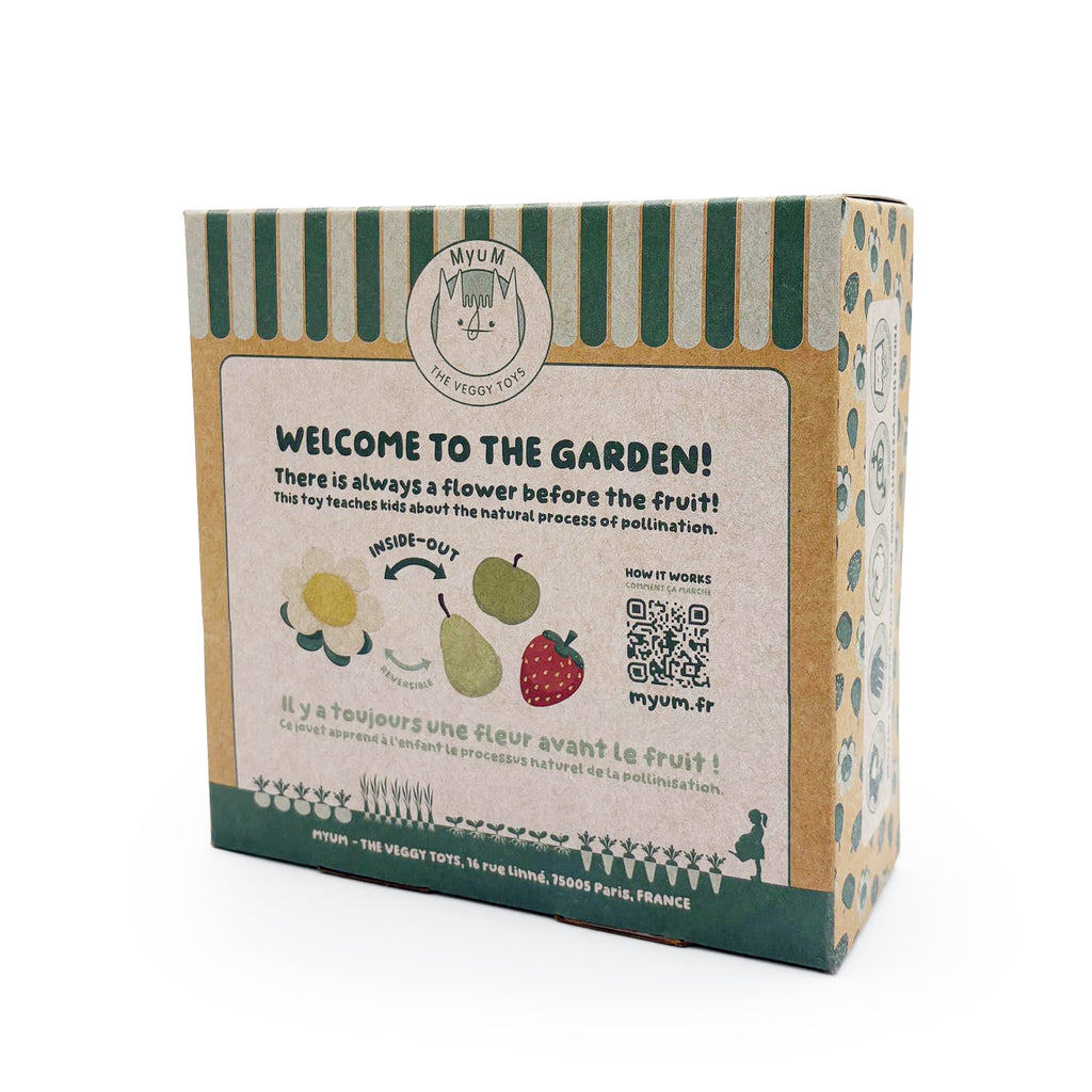 Strawberry Reversible Toy 100% organic cotton