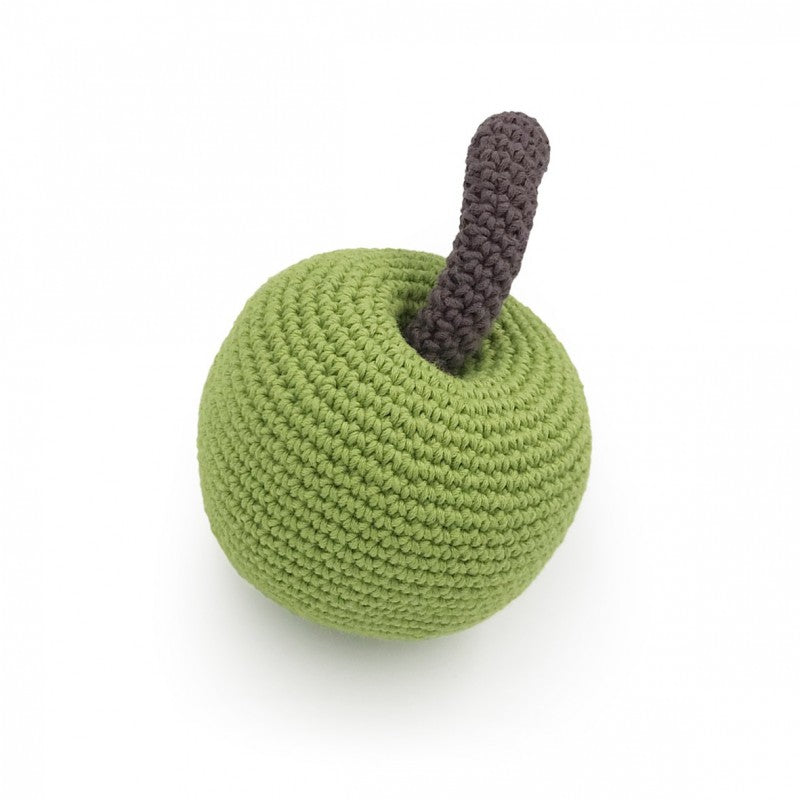 Apple Rattle 100% organic cotton