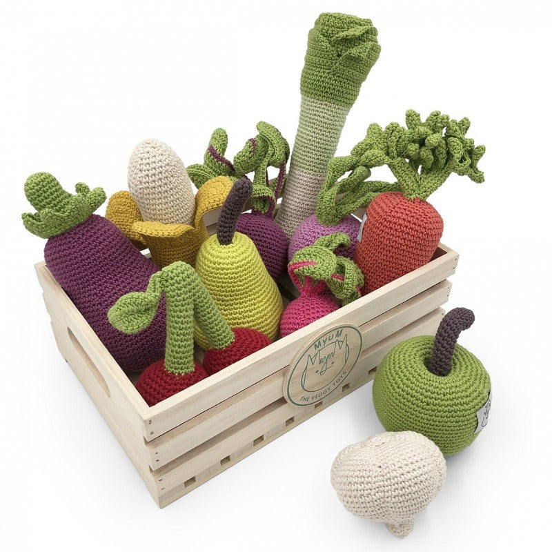 Apple Rattle 100% organic cotton