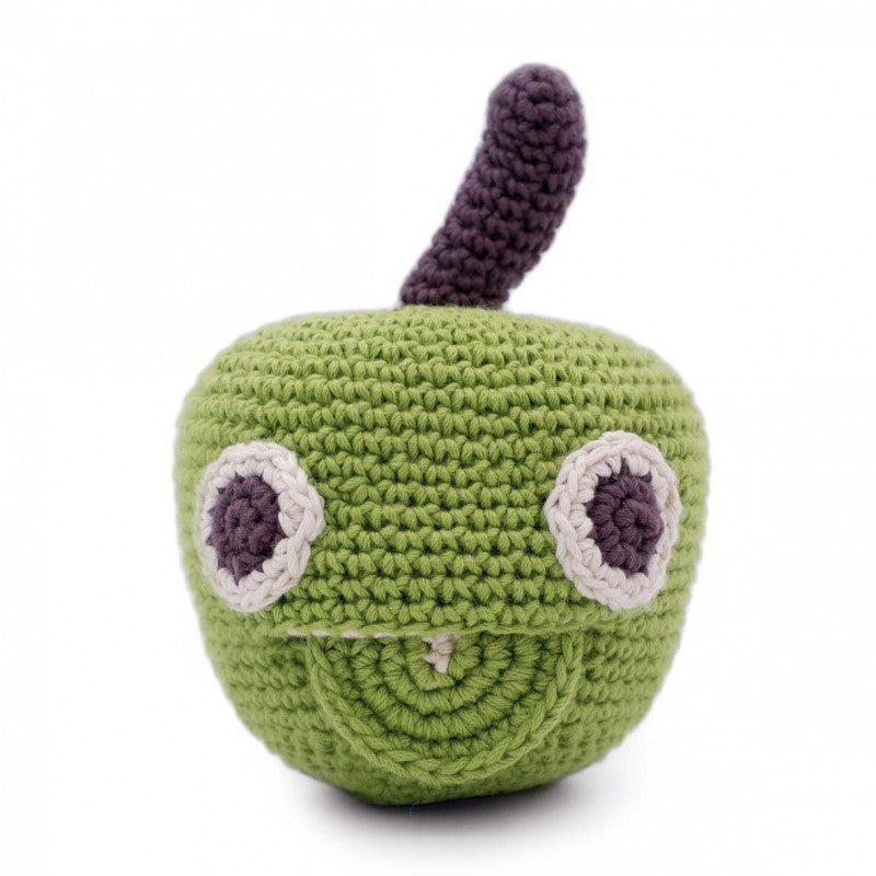 Apple Rattle 100% organic cotton